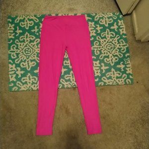 LuLaRoe One Size Pink Leggings